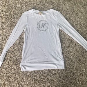 White Michael Kors Long Sleeve